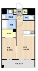 LIBTH薬院PREMIERの物件間取画像